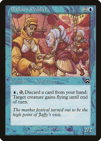 Balloon Peddler [Mercadian Masques] Magic: The Gathering