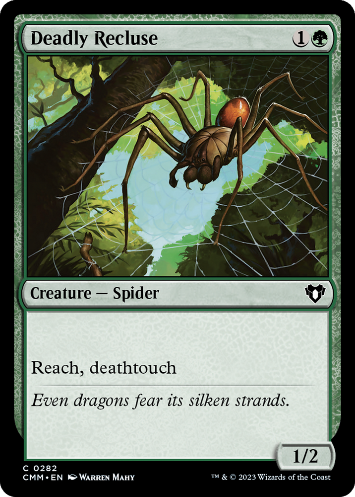 Deadly Recluse [Commander Masters] Magic: The Gathering