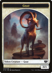 Wurm (033/036) // Goat Double-Sided Token [Commander 2014 Tokens] Magic: The Gathering