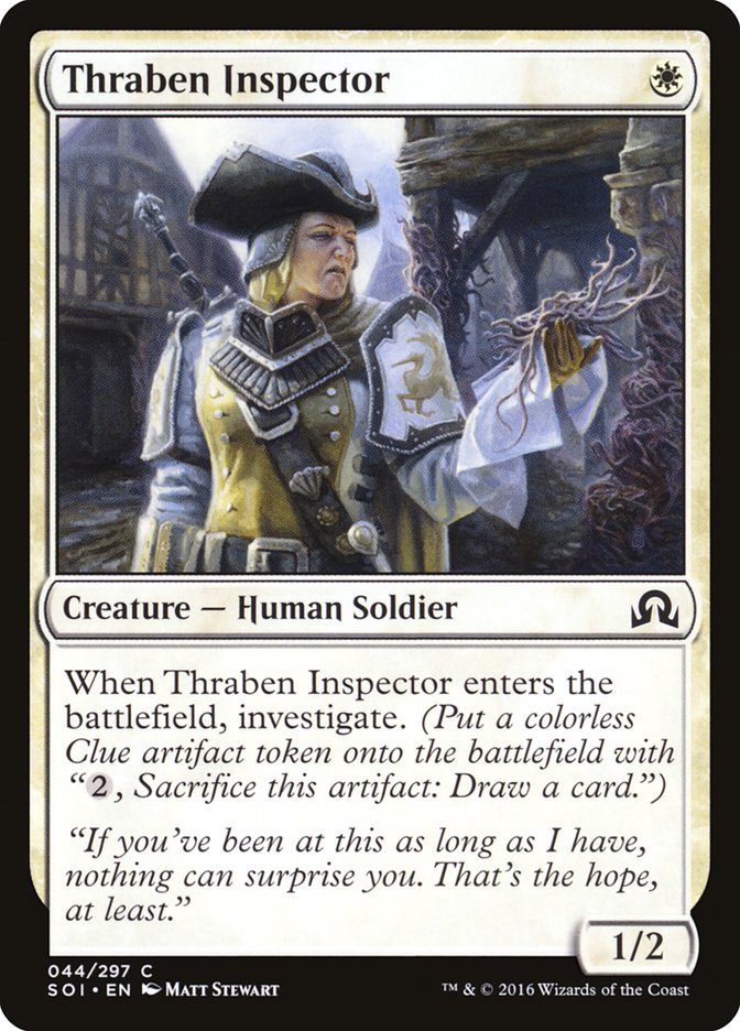 Thraben Inspector [Shadows over Innistrad] Magic: The Gathering