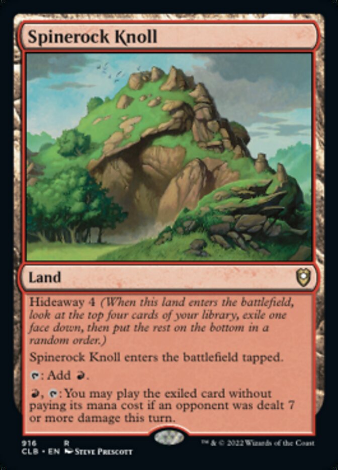 Spinerock Knoll [Commander Legends: Battle for Baldur's Gate] Magic: The Gathering