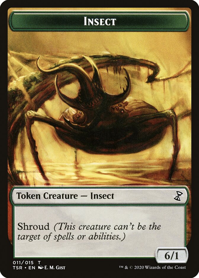 Insect Token [Time Spiral Remastered Tokens] Magic: The Gathering