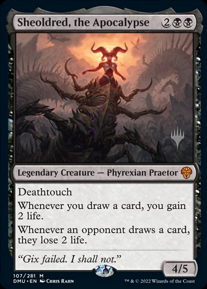 Sheoldred, the Apocalypse (Promo Pack) [Dominaria United Promos] Magic: The Gathering