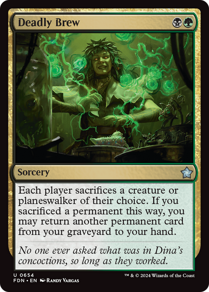 Deadly Brew [Foundations] Magic: The Gathering