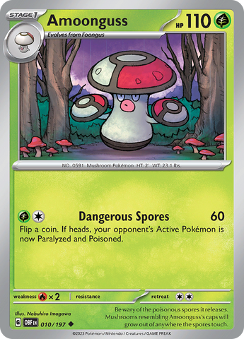 Amoonguss (010/197) [Scarlet & Violet: Obsidian Flames] Pokémon
