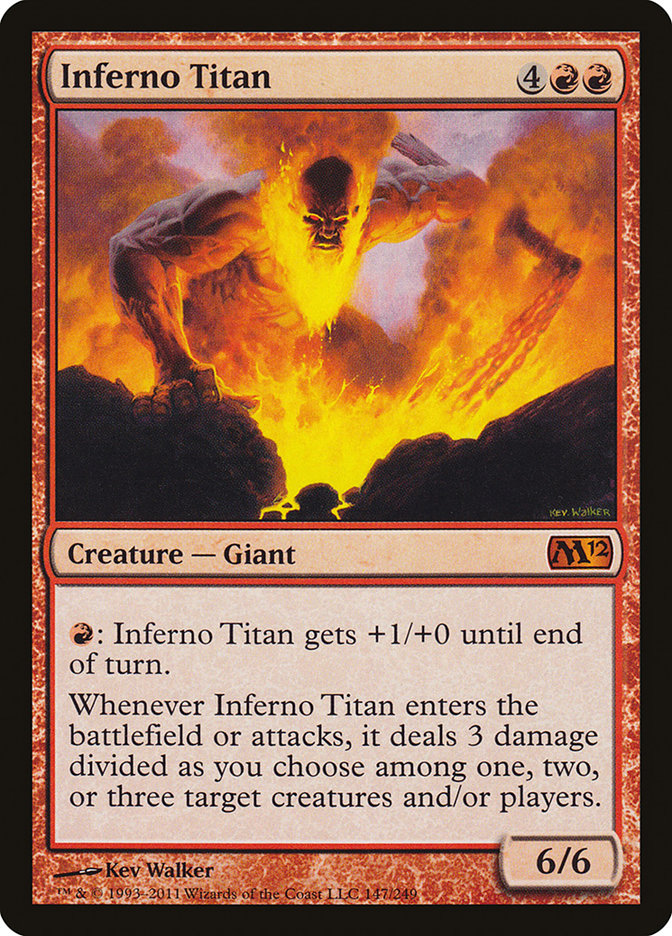 Inferno Titan [Magic 2012] Magic: The Gathering