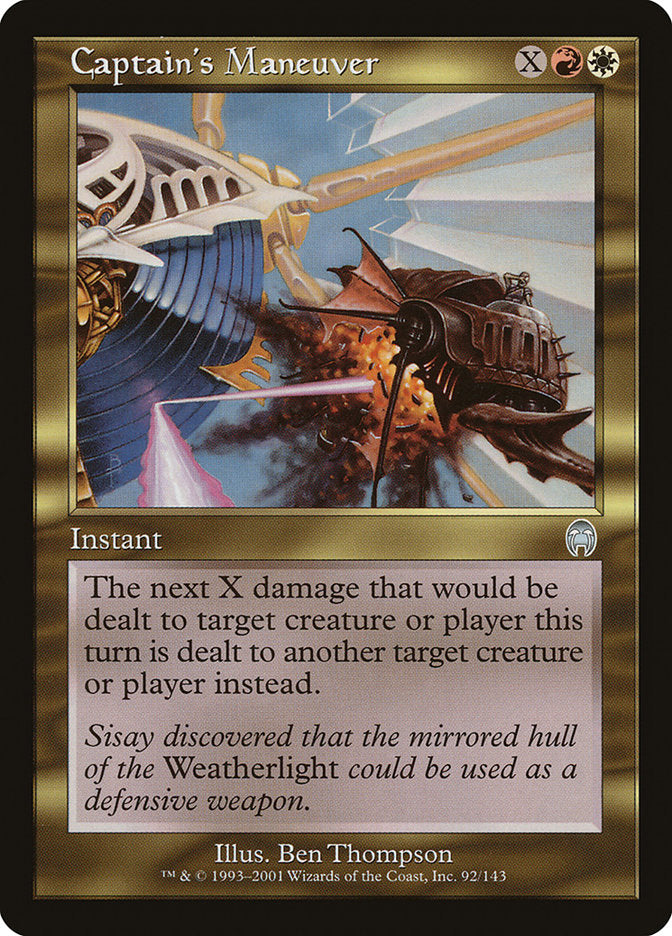 Captain's Maneuver [Apocalypse] Magic: The Gathering
