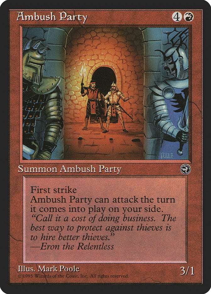 Ambush Party (Eron Flavor Text) [Homelands] Magic: The Gathering