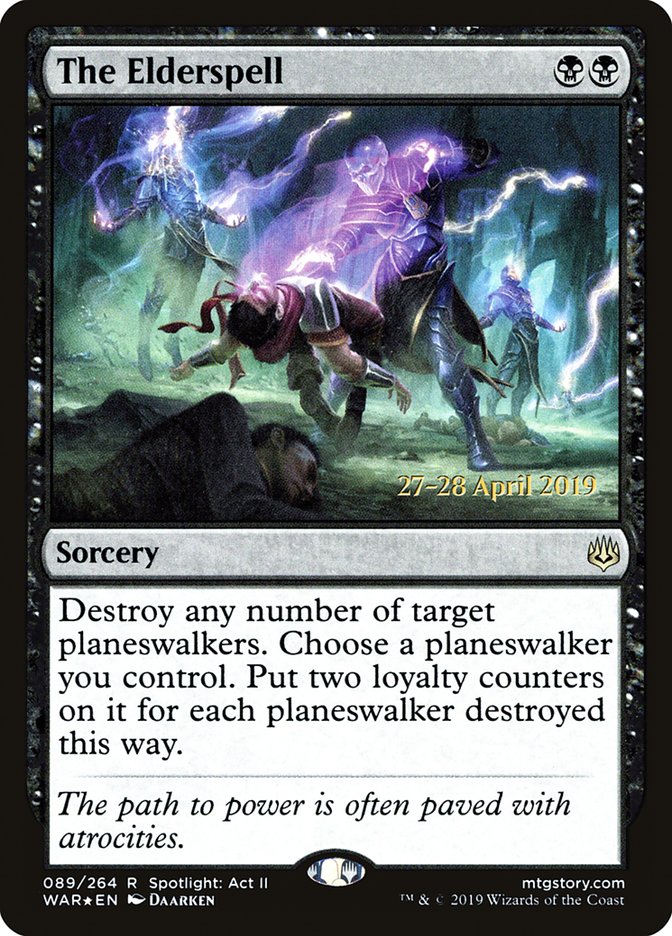 The Elderspell [War of the Spark Prerelease Promos] Magic: The Gathering