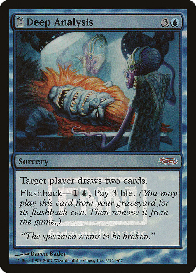 Deep Analysis [Friday Night Magic 2007] Magic: The Gathering