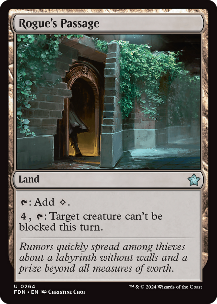 Rogue's Passage [Foundations] Magic: The Gathering