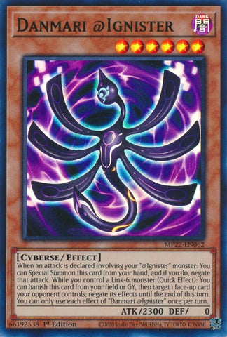 Danmari @Ignister [MP22-EN062] Super Rare - Yugioh Cards For Your TCG Needs!