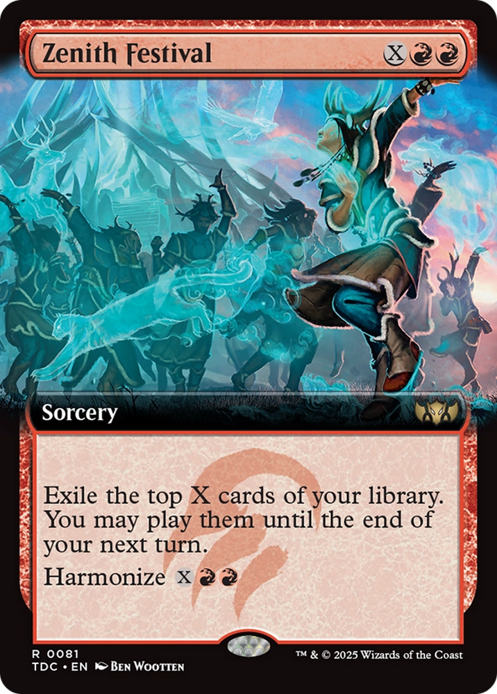 Zenith Festival (Extended Art) [Tarkir: Dragonstorm Commander] Magic: The Gathering