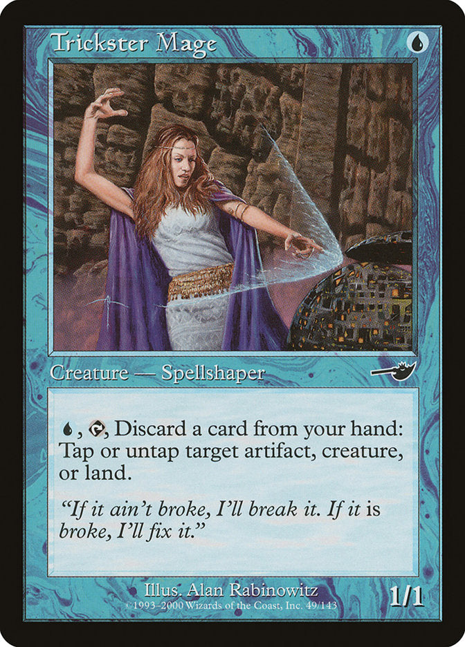 Trickster Mage [Nemesis] Magic: The Gathering