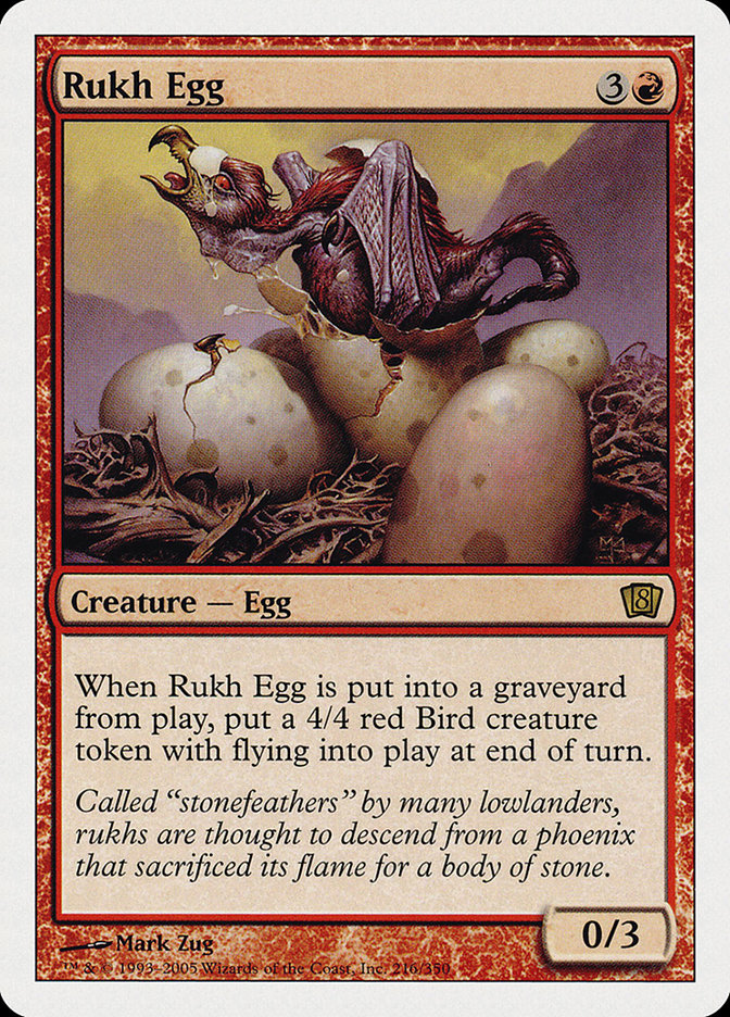 Rukh Egg [Eighth Edition] Magic: The Gathering