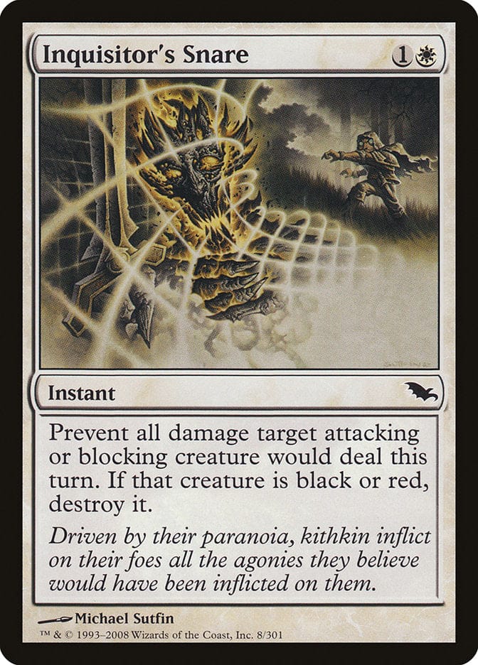 Inquisitor's Snare [Shadowmoor] Magic: The Gathering