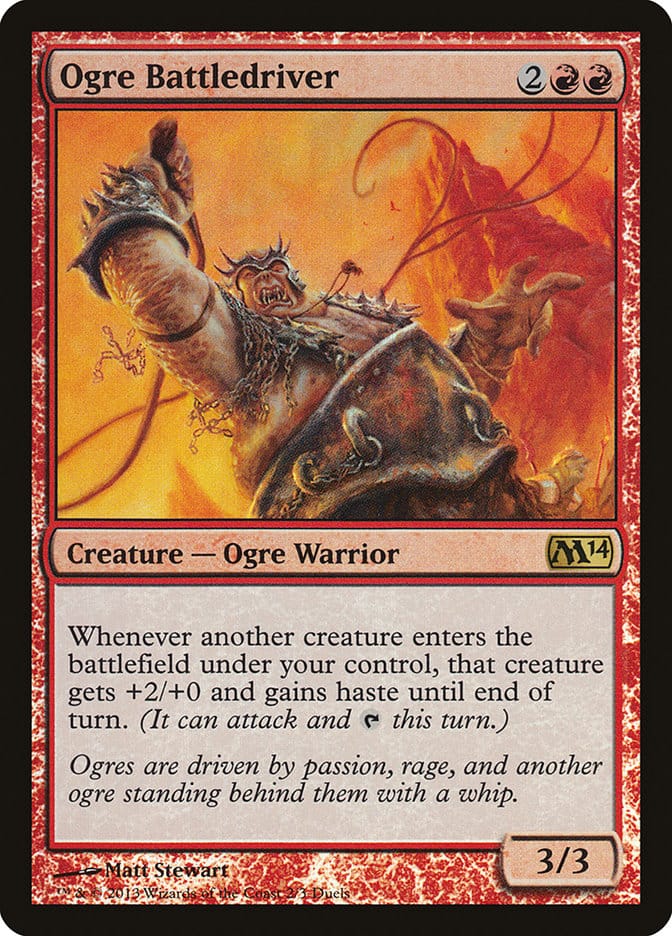Ogre Battledriver (Duels of the Planeswalkers Promos) [Duels of the Planeswalkers Promos 2013] Magic: The Gathering