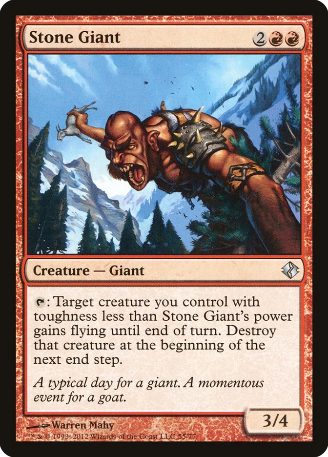 Stone Giant [Duel Decks: Venser vs. Koth] Magic: The Gathering