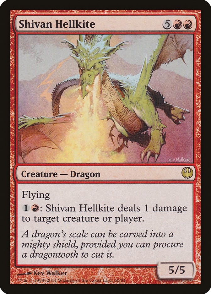 Shivan Hellkite [Duel Decks: Knights vs. Dragons] Magic: The Gathering