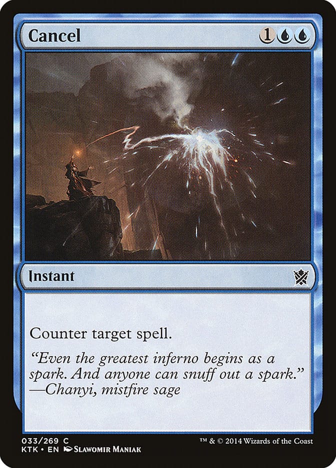 Cancel [Khans of Tarkir] Magic: The Gathering