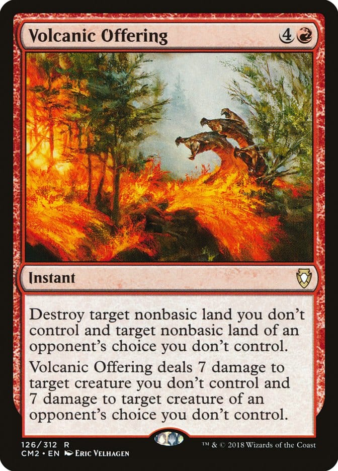 Volcanic Offering [Commander Anthology Volume II] Magic: The Gathering