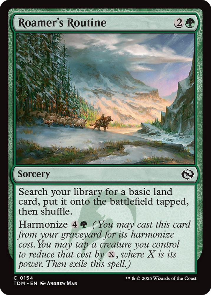 Roamer's Routine [Tarkir: Dragonstorm] Magic: The Gathering
