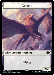 Zombie // Griffin Double-Sided Token [Dominaria Remastered Tokens] Magic: The Gathering