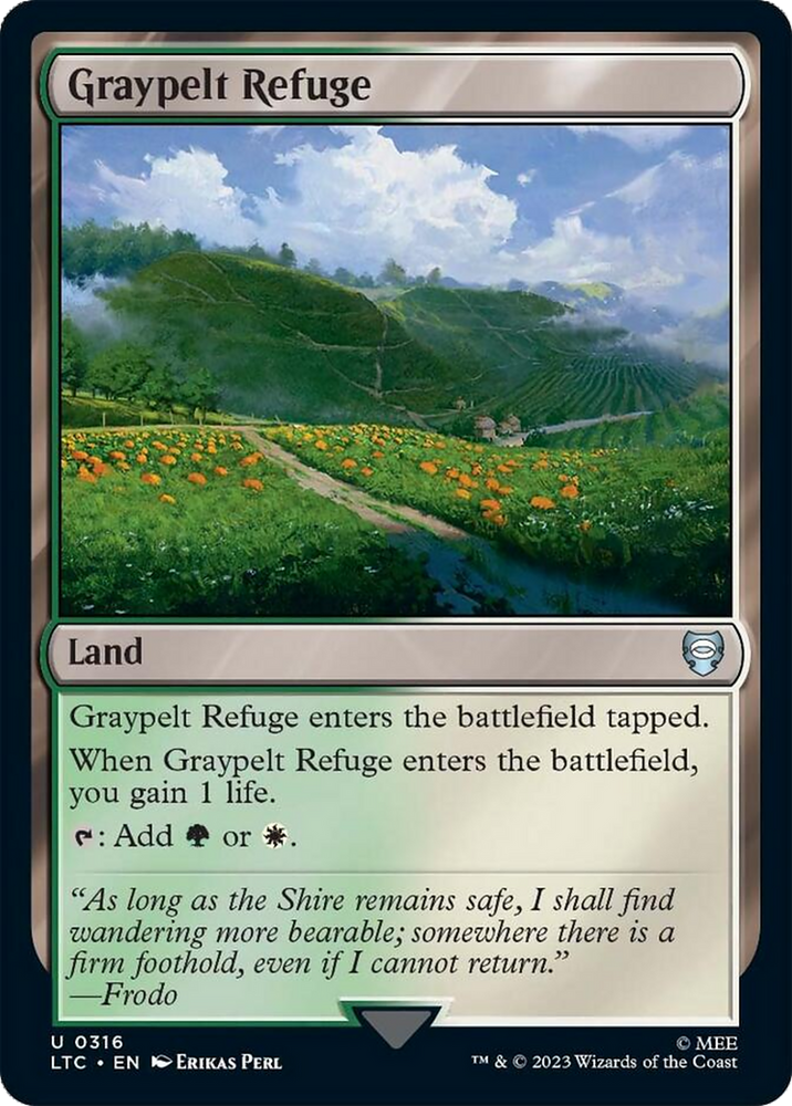 Graypelt Refuge [The Lord of the Rings: Tales of Middle-Earth Commander] Magic: The Gathering