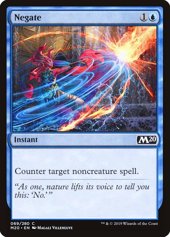 Negate [Core Set 2020] Magic: The Gathering