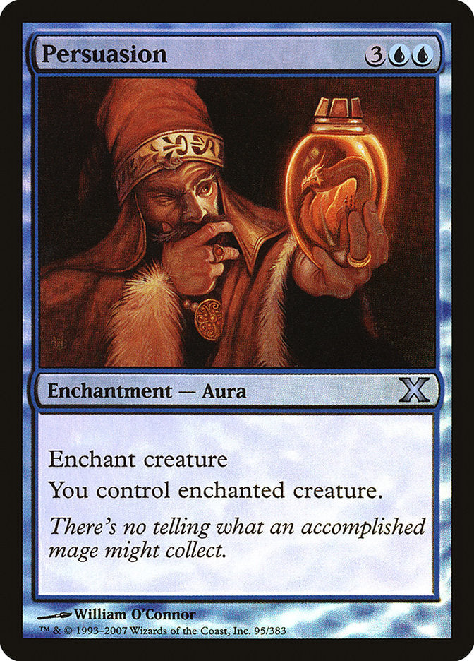 Persuasion (Premium Foil) [Tenth Edition] Magic: The Gathering