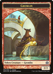 Gremlin // Energy Reserve Double-Sided Token [League Tokens 2017] Magic: The Gathering