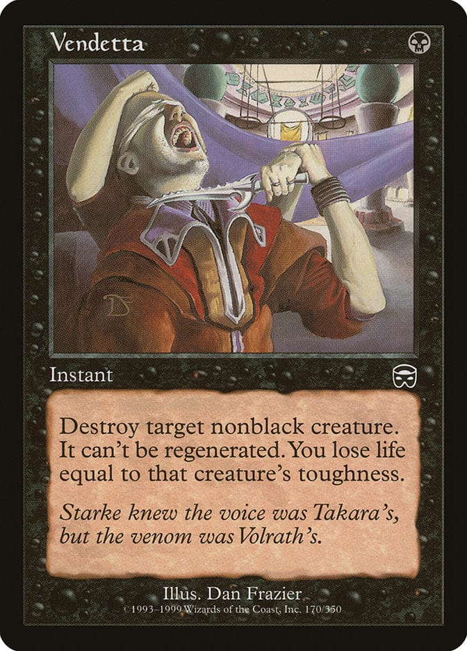 Vendetta [Mercadian Masques] Magic: The Gathering
