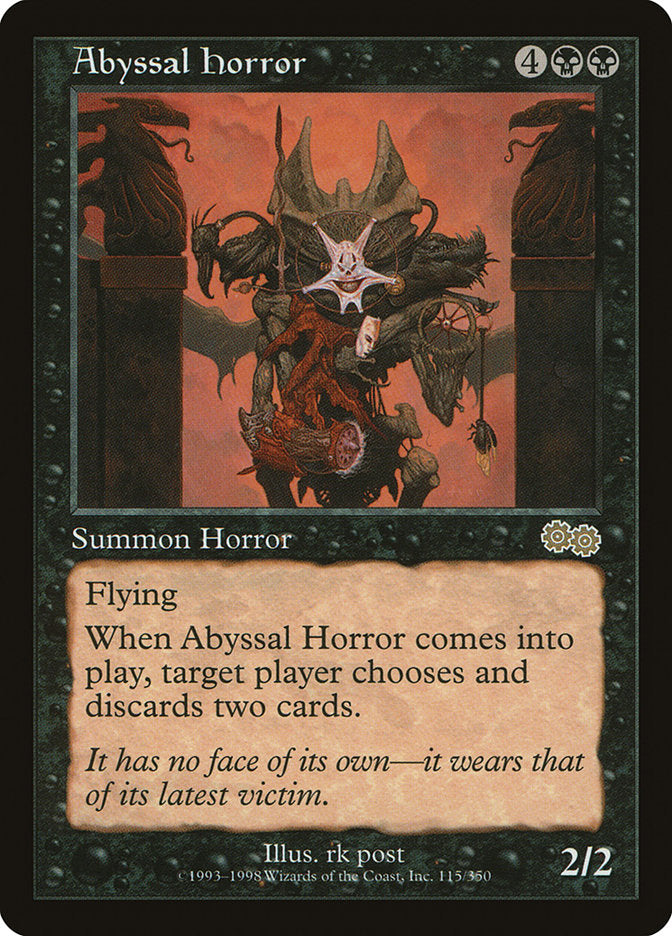 Abyssal Horror [Urza's Saga] Magic: The Gathering