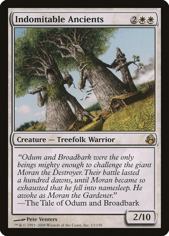 Indomitable Ancients [Morningtide] Magic: The Gathering