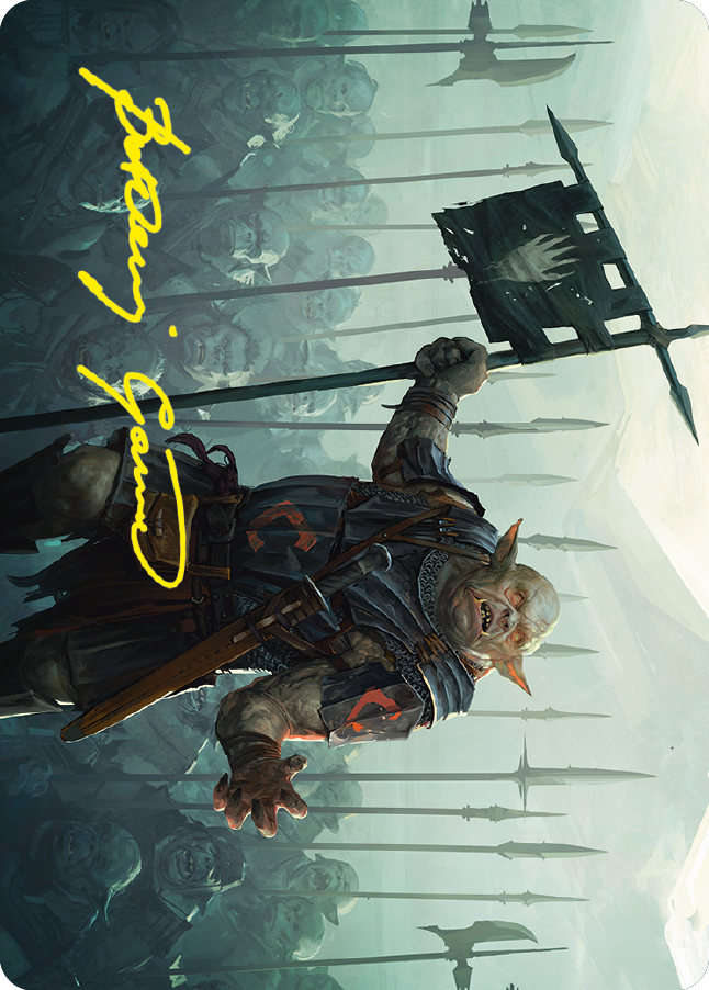 Ugluk of the White Hand Art Card (Gold-Stamped Signature) [The Lord of the Rings: Tales of Middle-earth Art Series] Magic: The Gathering