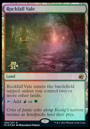Rockfall Vale [Innistrad: Midnight Hunt Prerelease Promos] Magic: The Gathering
