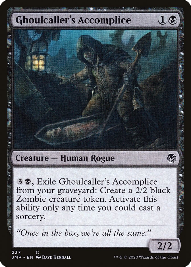 Ghoulcaller's Accomplice [Jumpstart] Magic: The Gathering