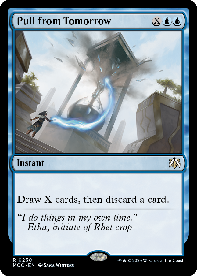 Pull from Tomorrow [March of the Machine Commander] Magic: The Gathering