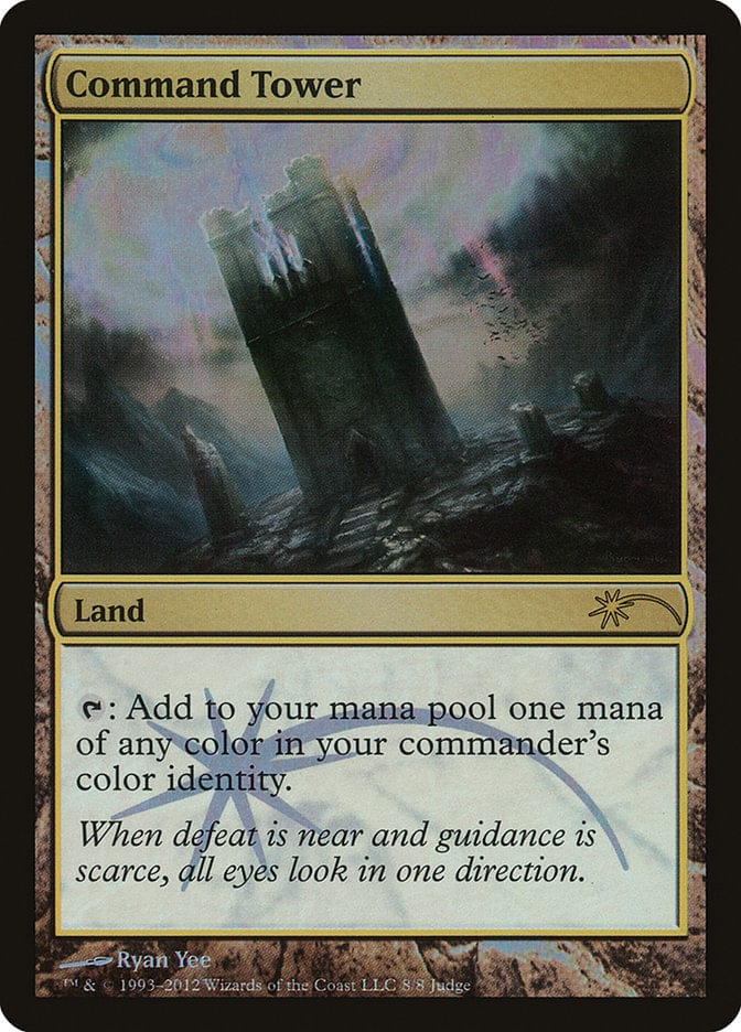 Command Tower [Judge Gift Cards 2012] Magic: The Gathering