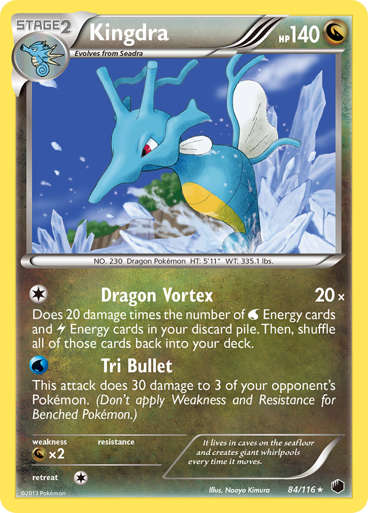 Kingdra (84/116) [Black & White: Plasma Freeze] Pokémon