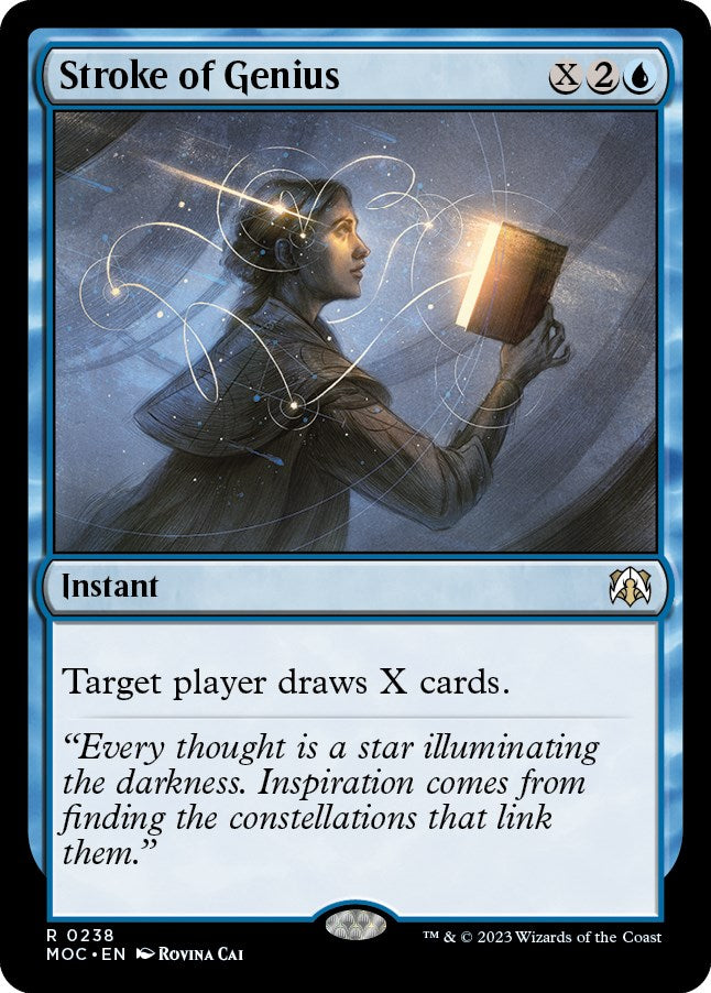Stroke of Genius [March of the Machine Commander] Magic: The Gathering