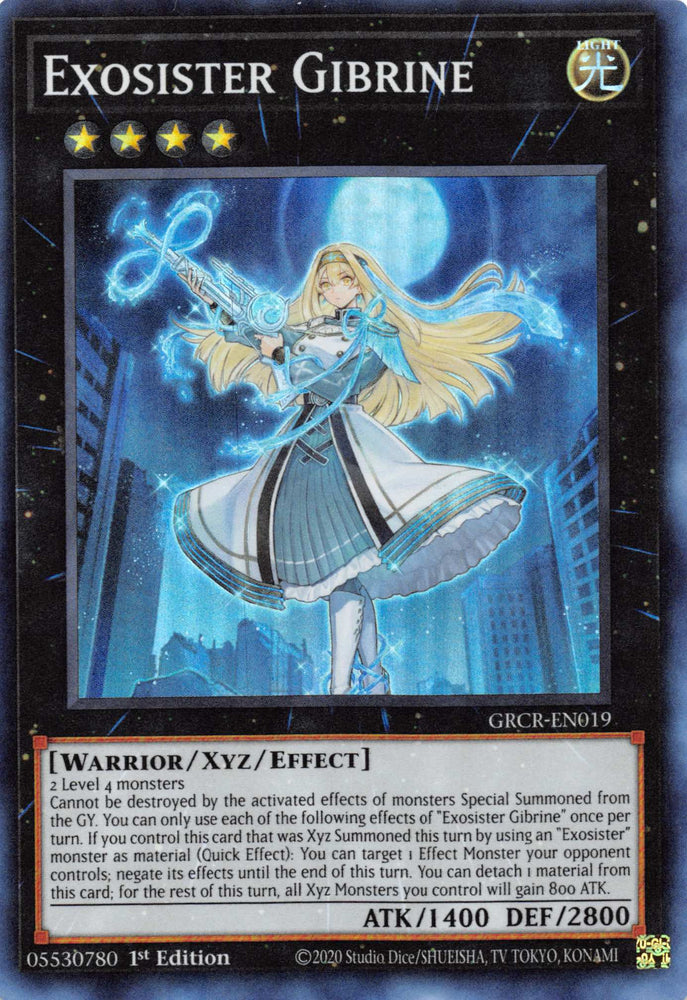 Exosister Gibrine [GRCR-EN019] Super Rare - Yugioh Cards For Your TCG Needs!
