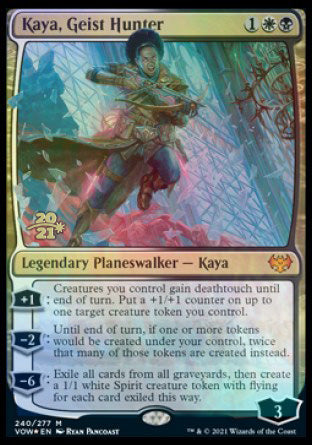 Kaya, Geist Hunter [Innistrad: Crimson Vow Prerelease Promos] Magic: The Gathering