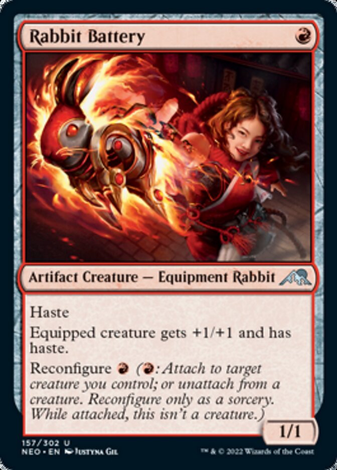 Rabbit Battery [Kamigawa: Neon Dynasty] Magic: The Gathering