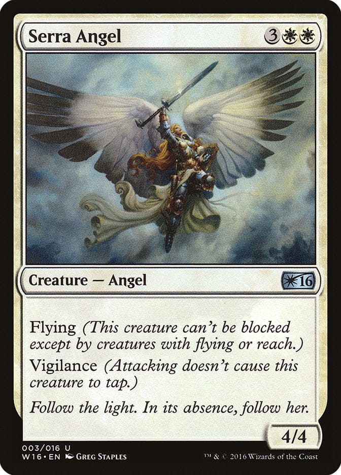 Serra Angel [Welcome Deck 2016] Magic: The Gathering