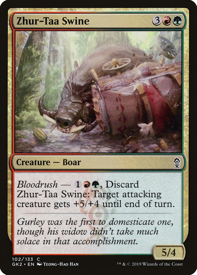 Zhur-Taa Swine [Ravnica Allegiance Guild Kit] Magic: The Gathering