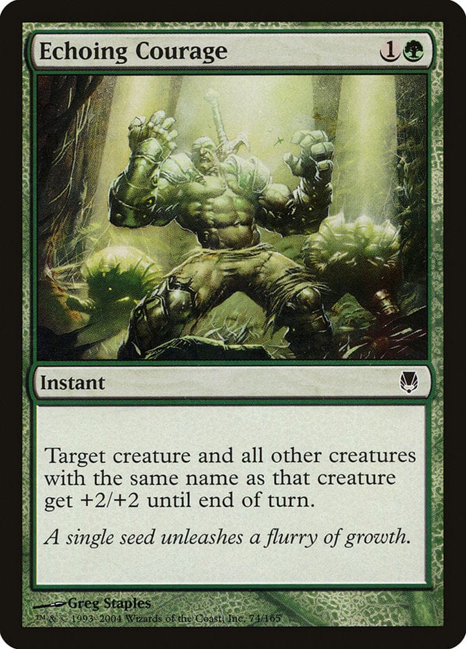 Echoing Courage [Darksteel] Magic: The Gathering