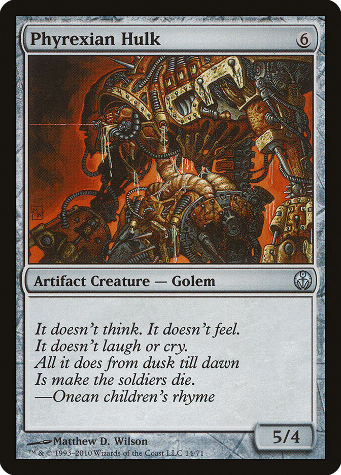 Phyrexian Hulk [Duel Decks: Phyrexia vs. the Coalition] Magic: The Gathering