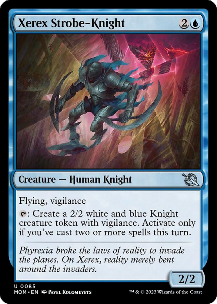 Xerex Strobe-Knight [March of the Machine] Magic: The Gathering