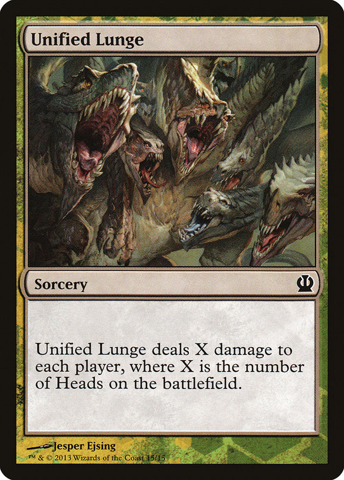 Unified Lunge [Theros Face the Hydra] Magic: The Gathering